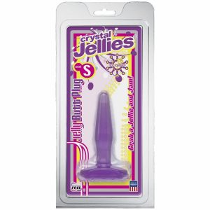 CRYSTAL JELLIES BUTT PLUG SMALL PURPLE