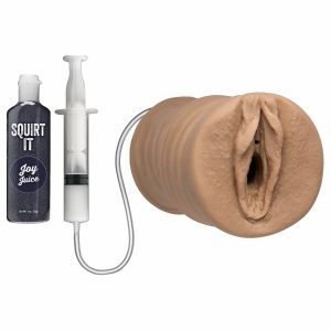 SQUIRT IT SQUIRTING PUSSY STROKER CARAMEL