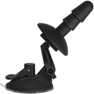 VAC U LOCK DELUXE SUCTION CUP PLUG BLACK