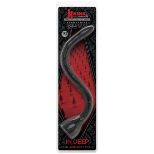 KINK IN DEEP PREMIUM SILICONE ANAL SNAKE BLACK