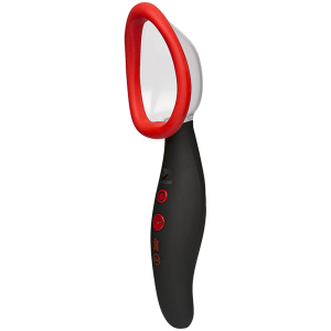 KINK PUMPED PUSSY PUMP RECHARGEABLE VIBRATING BLACK/RED