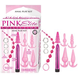 PINK ELITE COLLECTION ANAL PLAY KIT - PINK