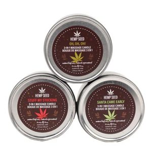 HEMP SEED HOLIDAY 3-IN-1 MASSAGE CANDLE HOLIDAY '24 TRIO