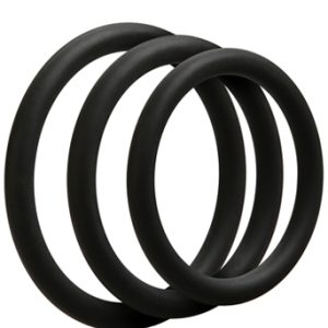 OPTIMALE 3PC C-RING SET THIN BLACK
