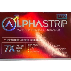 ALPHASTRIP MAX SUBLINGUAL MALE ENHANCEMENT EACHES (NET)
