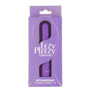 POWERBULLET EEZY PLEEZY 5 IN VIBE RECHARGEABLE PURPLE