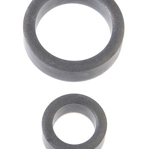 PLATINUM SILICONE C RING CHARCOAL