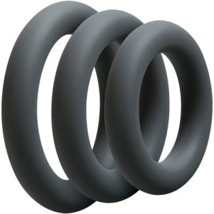 OPTIMALE 3 C-RING SET THICK SLATE