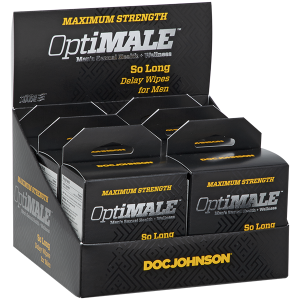 OPTIMALE DELAY WIPES FOR MEN 6PK DISPLAY