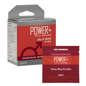POWER + DELAY WIPES W/ YOHIMBE