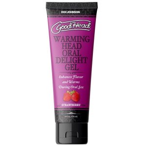 GOODHEAD WARMING ORAL DELIGHT GEL STRAWBERRY 4 OZ