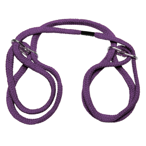JAPANESE STYLE COTTON WRIST CUFFS PURPLE