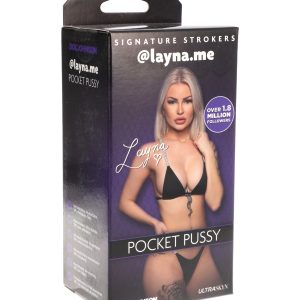 SIGNATURE STROKERS GIRLS OF SOCIAL MEDIA @LAYNA.ME ULTRASKYN POCKET PUSSY VANILLA