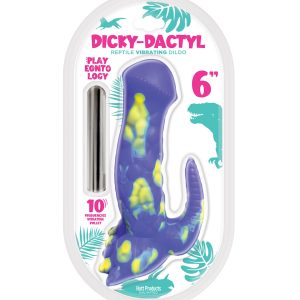 PLAYEONTOLOGY SERIES 6 IN DICKYDACTYL VIBRATING DILDO