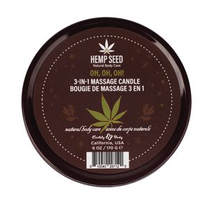 HEMP SEED 3-IN-1 MASSAGE CANDLE OH OH OH 6OZ