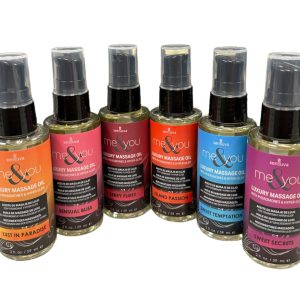 ME & YOU MASSAGE OIL ASST 12PC 2 OZ