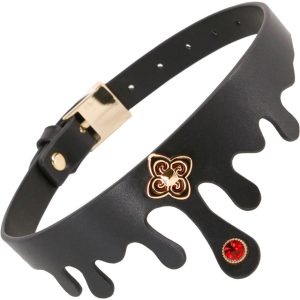 FETISH & FASHION ELVIRA COLLAR BLACK