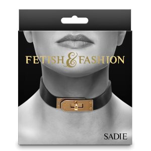 FETISH & FASHION SADIE COLLAR BLACK