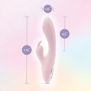 OUCH! HEAVY DUTY FLUFFY HANDCUFFS - POWDER PINK