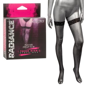 RADIANCE PLUS SIZE THIGH HIGH STOCKINGS
