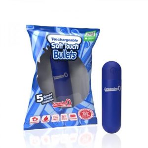 SCREAMING O SOFT TOUCH RECHARGEABLE BULLETS - BLUE