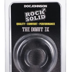 ROCK SOLID DONUT 3X CLEAR