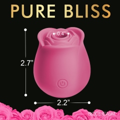 (D)BLOOMGASM THE PERFECT ROSE CLIT STIMULATOR PINK