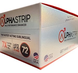 ALPHASTRIP 72 SUBLINGUAL MALE ENHANCEMENT 24PC DISPLAY (NET)