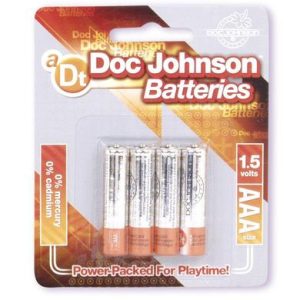 DOC JOHNSON BATTERIES AAA 4 PACK CD