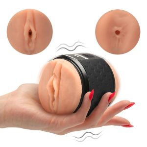 MISTRESS VIBRATING DOUBLE SHOT PUSSY & ASS DOUBLE MASTURBATOR