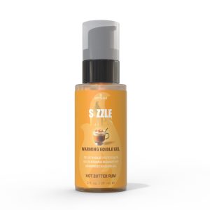 SIZZLE LIPS WARMING GEL BUTTER RUM 2 OZ