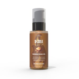 SIZZLE LIPS WARMING GEL SALTED CARAMEL 2 OZ
