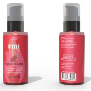 SIZZLE LIPS WARMING GEL STRAWBERRY 2 OZ