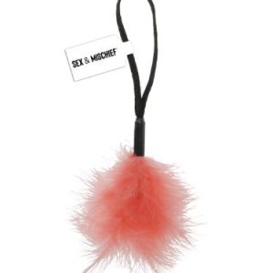 PEACHES N CREAME WRIST FEATHER TICKLER PEACH