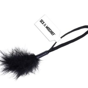 PEACHES N CREAME WRIST FEATHER TICKLER BLACK