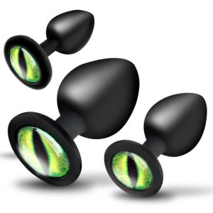 CREATURE COCK CREATURE EYES SILICONE BUTT PLUG SET