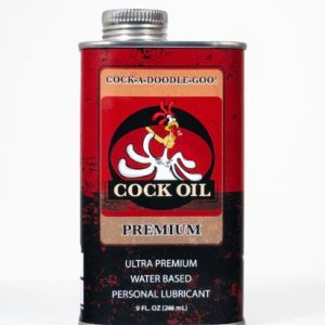 COCK OIL WATER BASED LUBE 9 OZ METAL CAN
