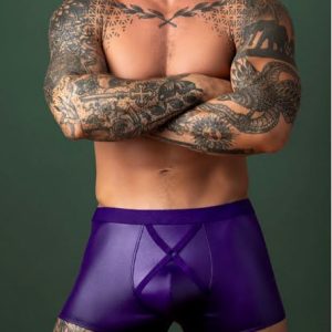 EGGPLANT CROSSOVER SHT LRG