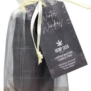 HEMP SEED 3-IN-1 MASSAGE CANDL TRIO 1.75OZ