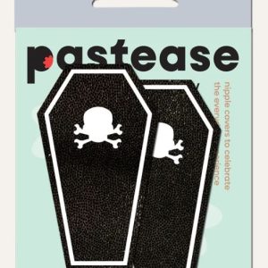 PASTEASE COFFIN WITH GLOW IN THE DARK BREAST PASTIES
