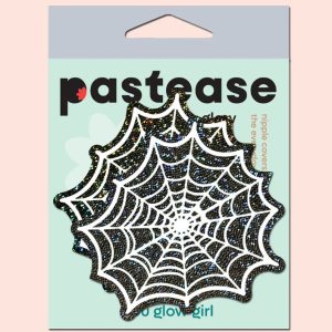 PASTEASE GLITTER BLACK GLOW IN THE DARK SPOOKY SPIDER