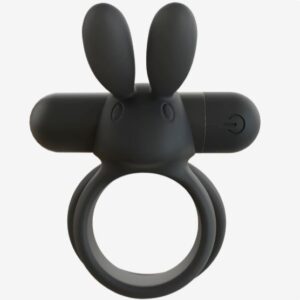 SCREAMING RECHARGEABLE O OHARE VIBRATING RING BLACK