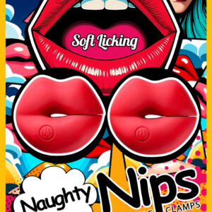 CLOUD 9 NAUGHTY NIPS VIBRATING NIPPLE CLAMP PAIR RED