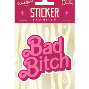 BAD BITCH STICKER (NET)
