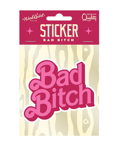 BAD BITCH STICKER (NET)