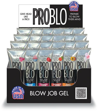 PROBLO ORAL PLEASURE GEL 24 PC DISPLAY