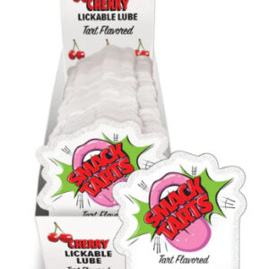 SMACK TARTS LICKABLE MASSAGE OIL 36 PC DISPLAY SOUR CHERRY