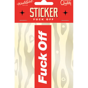 FUCK OFF STICKER (NET)