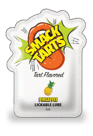 SMACK TARTS POUCH SOUR PINEAPPLE LICKABLE LUBE FILLED POUCH