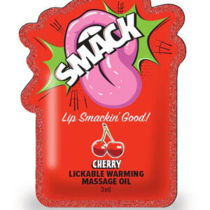 SMACK POUCH MASSAGE OIL CHERRY FILLED POUCH